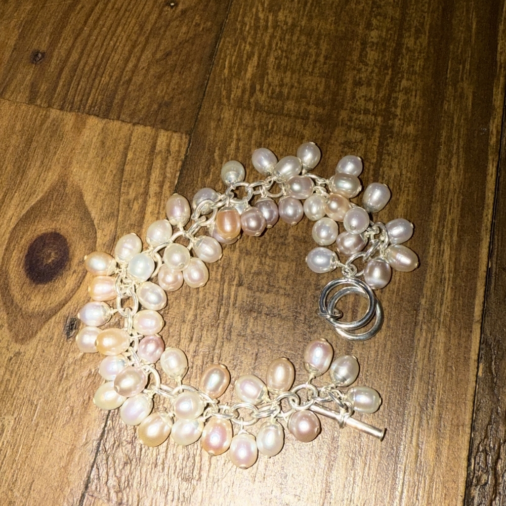SILPADA RETIRED White & Pink CHA CHA bracelet B1072 - Picture 5 of 8